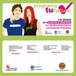 Campaña divulgativa. Díptico. Diputación de Salamanca. Programa tu futuro