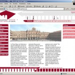 Diseño página web. 250 aniversarios Plaza Mayor de Salamanca